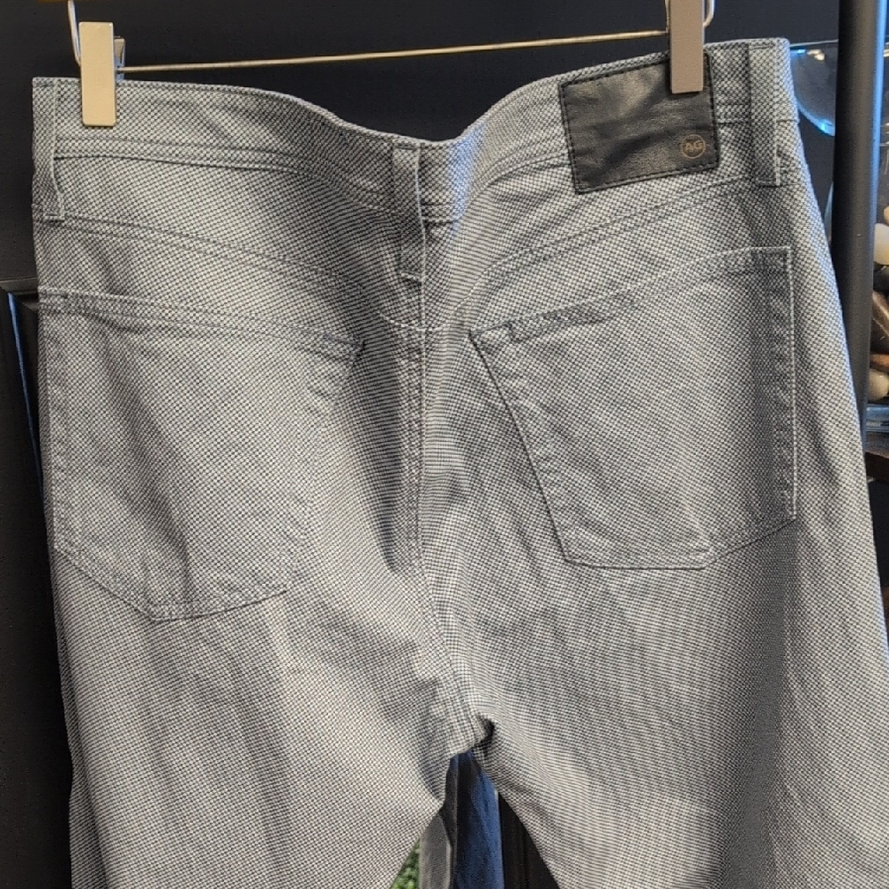 AG Adriano Goldschmied Men's Gray Straight Jeans - Picture 5 of 8